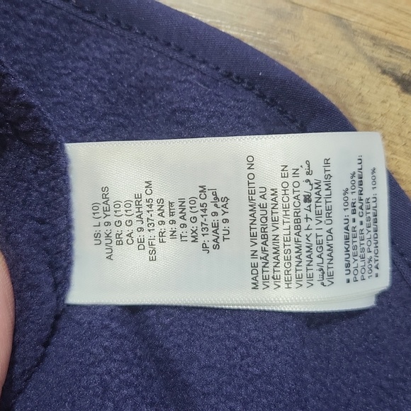 AMAZON ESSENTIALS Blue Polar Fleece Quarter Zip Pullover Jacket - Picture 9 of 11